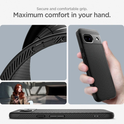 Kup Case Spigen Liquid Air Google Pixel 8a Matt Schwarz - SPN3397 - {ean13} - Sklep Home Screen