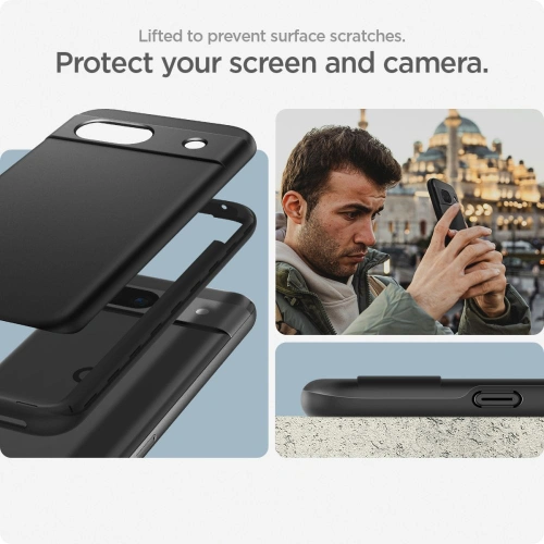 Buy Spigen Thin Fit Google Pixel 8a Black - SPN3398 - {ean13} - Home Screen Store Europe