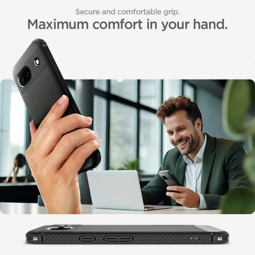 Buy Spigen Rugged Armor Google Pixel 8a Matte Black - SPN3399 - {ean13} - Home Screen Store Europe