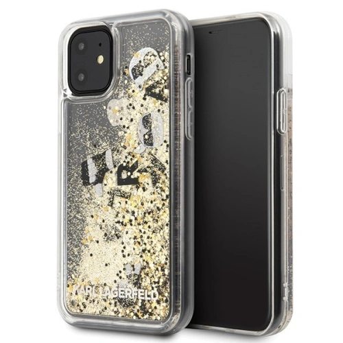 Kup Karl Lagerfeld KLHCN61ROGO iPhone 11 černá-zlatá/black & gold hard case Glitter - KLD153BLKGLD - {ean13} - Sklep Home Screen