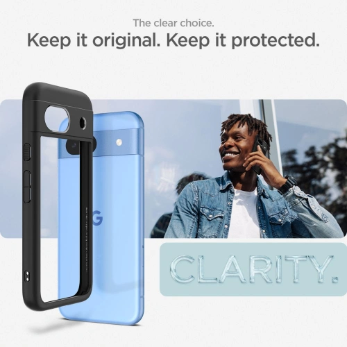 Buy Spigen Ultra Hybrid Google Pixel 8a Matte Black - SPN3400 - {ean13} - Home Screen Store Europe
