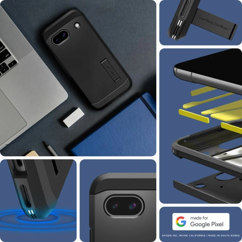 Kup Case Spigen Tough Armor Google Pixel 8a Schwarz - SPN3402 - {ean13} - Sklep Home Screen