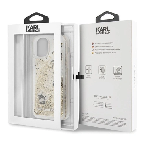 Kup Karl Lagerfeld KLHCN61ROGO iPhone 11 černá-zlatá/black & gold hard case Glitter - KLD153BLKGLD - {ean13} - Sklep Home Screen