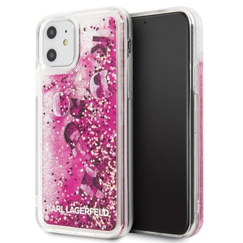 Kup Karl Lagerfeld KLHCN61ROPI iPhone 11 Roségold/Rosegold Hartschalenetui Glitter - KLD154RS - {ean13} - Sklep Home Screen