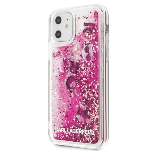 Kup Karl Lagerfeld KLHCN61ROPI iPhone 11 Roségold/Rosegold Hartschalenetui Glitter - KLD154RS - {ean13} - Sklep Home Screen