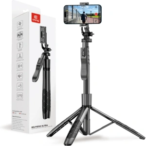 Kup Selfie stick Crong SelfieGo Ultra Bluetooth tripod (czarny) - CRG727 - {ean13} - Sklep Home Screen