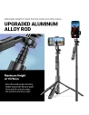 Kup Selfie stick Crong SelfieGo Ultra Bluetooth tripod (czarny) - CRG727 - {ean13} - Sklep Home Screen