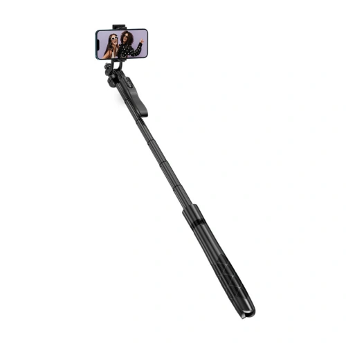 Kup Selfie stick Crong SelfieGo Ultra Bluetooth tripod (czarny) - CRG727 - {ean13} - Sklep Home Screen
