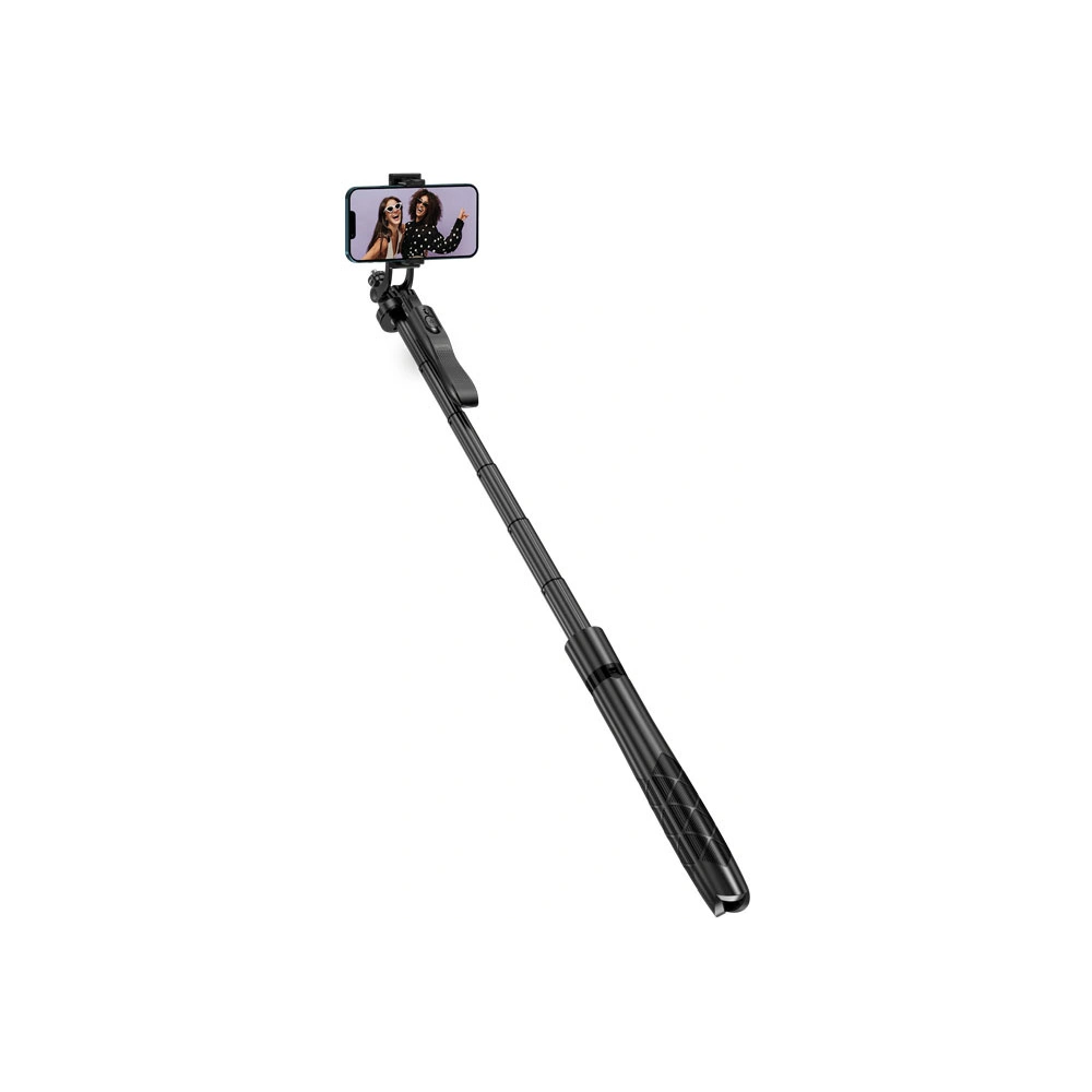Selfie stick Crong SelfieGo Ultra Bluetooth tripod (czarny)
