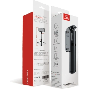 Kup Selfie stick Crong SelfieGo Lite Bluetooth tripod (czarny) - CRG728 - {ean13} - Sklep Home Screen