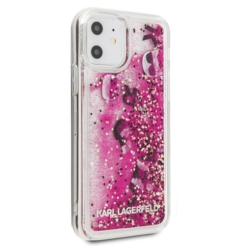 Kup Karl Lagerfeld KLHCN61ROPI iPhone 11 Roségold/Rosegold Hartschalenetui Glitter - KLD154RS - {ean13} - Sklep Home Screen