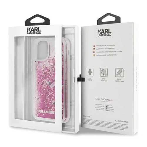 Kup Karl Lagerfeld KLHCN61ROPI iPhone 11 Roségold/Rosegold Hartschalenetui Glitter - KLD154RS - {ean13} - Sklep Home Screen