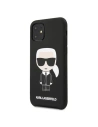 Kup Karl Lagerfeld KLHCN61SLFKBK iPhone 11 hardcase černý/black Silicone Iconic - KLD155BLK - {ean13} - Sklep Home Screen
