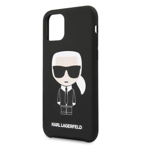 Kup Karl Lagerfeld KLHCN61SLFKBK iPhone 11 Hartschalenetui schwarz/schwarz Silikon Iconic - KLD155BLK - {ean13} - Sklep Home Screen