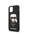 Kup Karl Lagerfeld KLHCN61SLFKBK iPhone 11 Hartschalenetui schwarz/schwarz Silikon Iconic - KLD155BLK - {ean13} - Sklep Home Screen