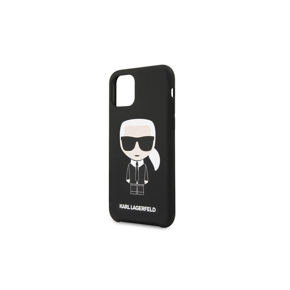 Karl Lagerfeld KLHCN61SLFKBK iPhone 11 hardcase czarny/black Silicone Iconic