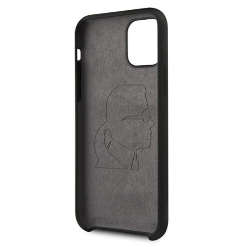 Kup Karl Lagerfeld KLHCN61SLFKBK iPhone 11 Hartschalenetui schwarz/schwarz Silikon Iconic - KLD155BLK - {ean13} - Sklep Home Screen