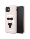 Karl Lagerfeld KLHCN61SLFKPI iPhone 11 hardcase světle růžový/light pink Silicone Iconic