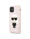 Kup Karl Lagerfeld KLHCN61SLFKPI iPhone 11 hardcase světle růžový/light pink Silicone Iconic - KLD156PNK - {ean13} - Sklep Home Screen