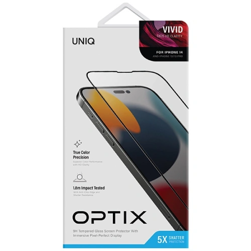 Kup Szkło hartowane UNIQ Optix Vivid Apple iPhone 14 clear - UNIQ1143 - {ean13} - Sklep Home Screen