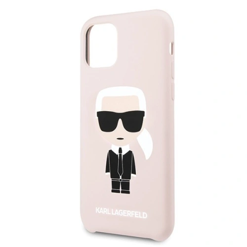 Kup Karl Lagerfeld KLHCN61SLFKPI iPhone 11 hardcase světle růžový/light pink Silicone Iconic - KLD156PNK - {ean13} - Sklep Home Screen