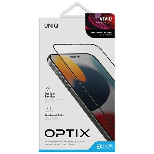 Kup Szkło hartowane UNIQ Optix Vivid Apple iPhone 14 Plus clear - UNIQ1144 - {ean13} - Sklep Home Screen