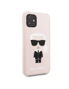 Kup Karl Lagerfeld KLHCN61SLFKPI iPhone 11 hardcase světle růžový/light pink Silicone Iconic - KLD156PNK - {ean13} - Sklep Home Screen
