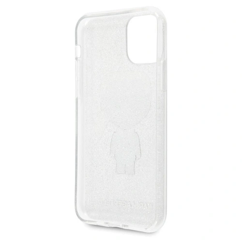 Kup Karl Lagerfeld KLHCN61TPUTRIKSL iPhone 11 srebrny/silver Glitter Ikonik Karl - KLD157SLV - {ean13} - Sklep Home Screen