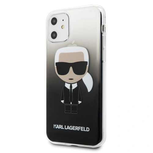 Kup Karl Lagerfeld KLHCN61TRDFKBK iPhone 11 schwarz/schwarz Gradient Ikonik Karl - KLD158BLK - {ean13} - Sklep Home Screen