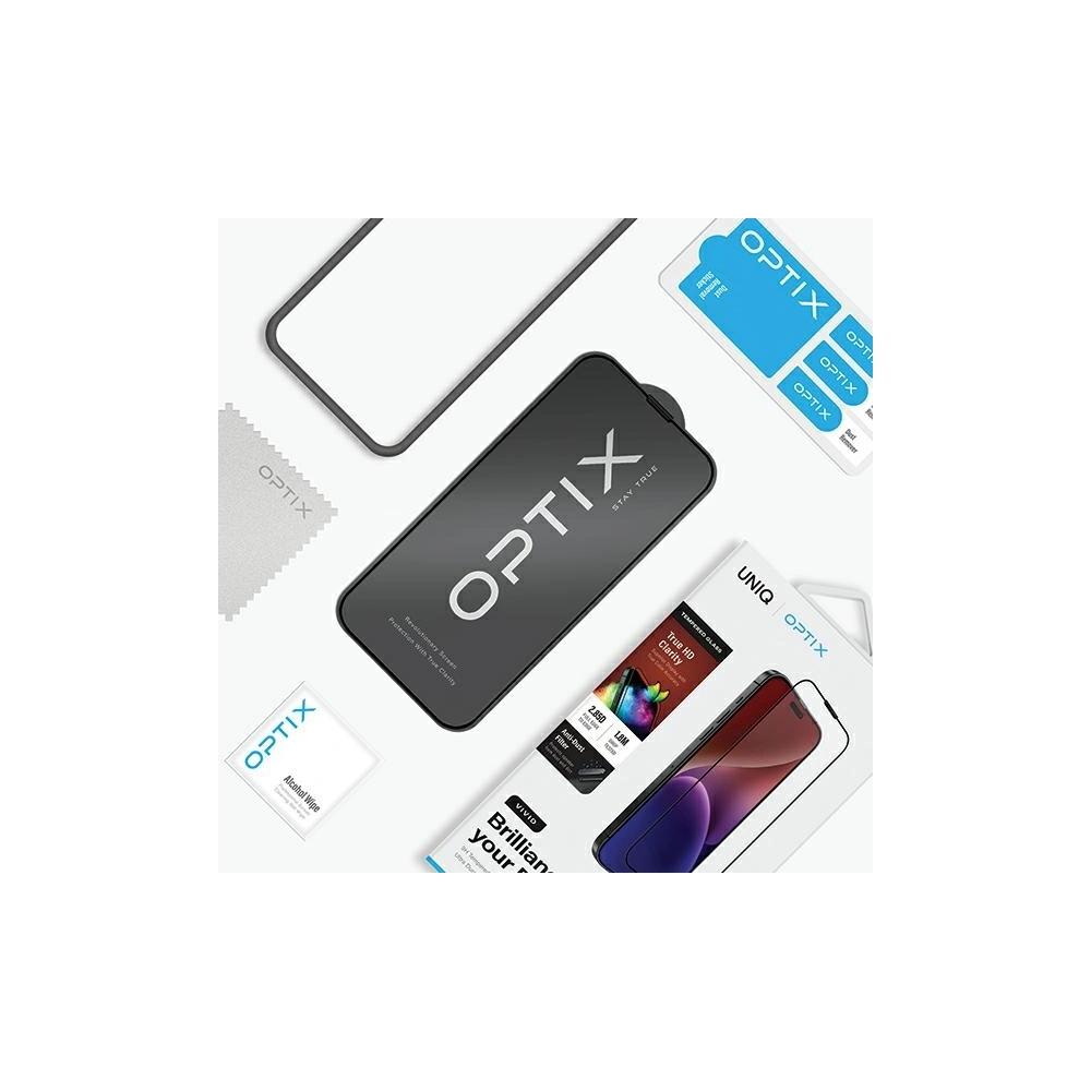 Szkło hartowane UNIQ Optix Vivid Apple iPhone 15 Pro clear