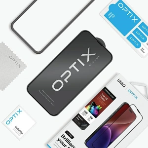 Kup Szkło hartowane UNIQ Optix Vivid Apple iPhone 15 Pro Max clear - UNIQ1148 - {ean13} - Sklep Home Screen