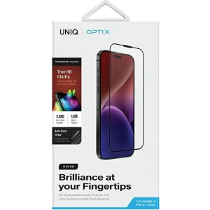 Kup Szkło hartowane UNIQ Optix Vivid Apple iPhone 15 Pro Max clear - UNIQ1148 - {ean13} - Sklep Home Screen