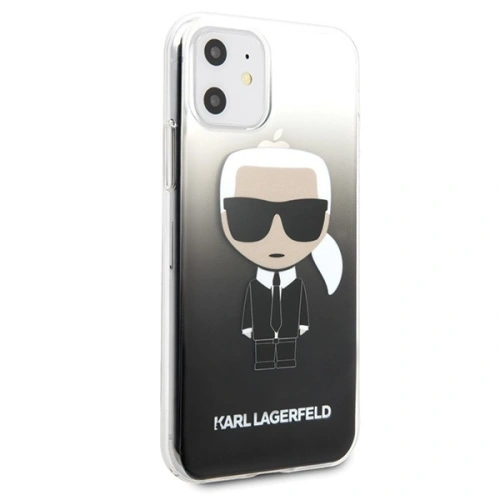 Kup Karl Lagerfeld KLHCN61TRDFKBK iPhone 11 schwarz/schwarz Gradient Ikonik Karl - KLD158BLK - {ean13} - Sklep Home Screen