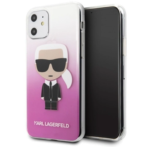 Kup Karl Lagerfeld KLHCN61TRDFKPI iPhone 11 różowy/pink Gradient Ikonik Karl - KLD159PNK - {ean13} - Sklep Home Screen