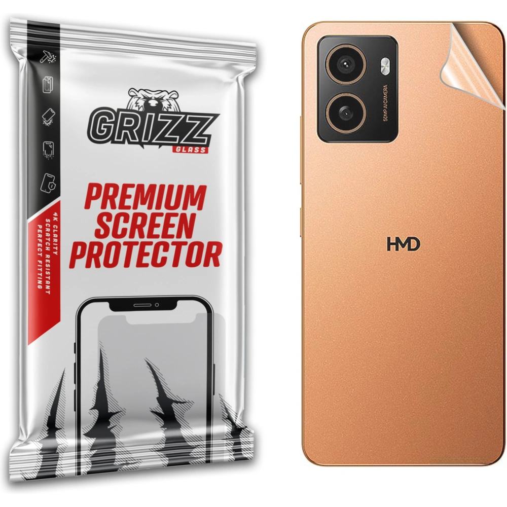 Folia na tył GrizzGlass SatinSkin do HMD Pulse Plus