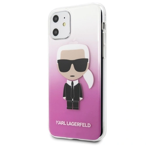 Kup Karl Lagerfeld KLHCN61TRDFKPI iPhone 11 różowy/pink Gradient Ikonik Karl - KLD159PNK - {ean13} - Sklep Home Screen