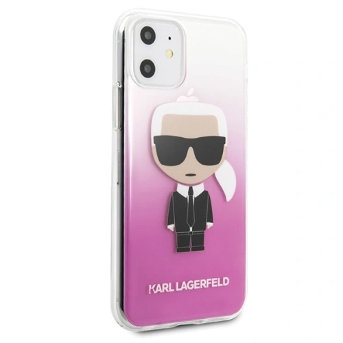 Kup Karl Lagerfeld KLHCN61TRDFKPI iPhone 11 różowy/pink Gradient Ikonik Karl - KLD159PNK - {ean13} - Sklep Home Screen