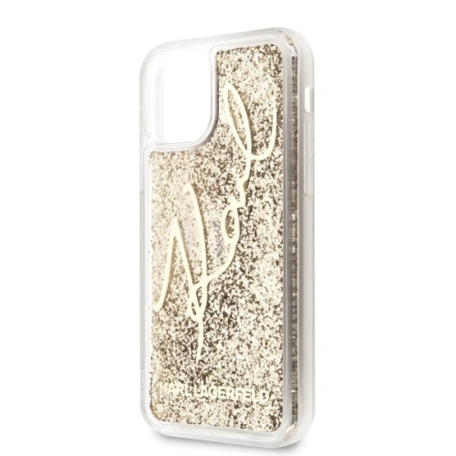Kup Karl Lagerfeld KLHCN61TRKSGO iPhone 11 arany/glitter aláírás - KLD160GLD - {ean13} - Sklep Home Screen