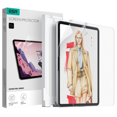 Kup Folia ESR Paper Feel Apple iPad Pro 13" 2024 (a 7-a generație) Matte Clear [2 PACK] - ESR792 - {ean13} - Sklep Home Screen