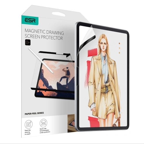 Kup Folia ESR Paper Feel Magnetic Apple iPad Pro 11" 2024 (5. generacji) Matte Clear - ESR795 - {ean13} - Sklep Home Screen