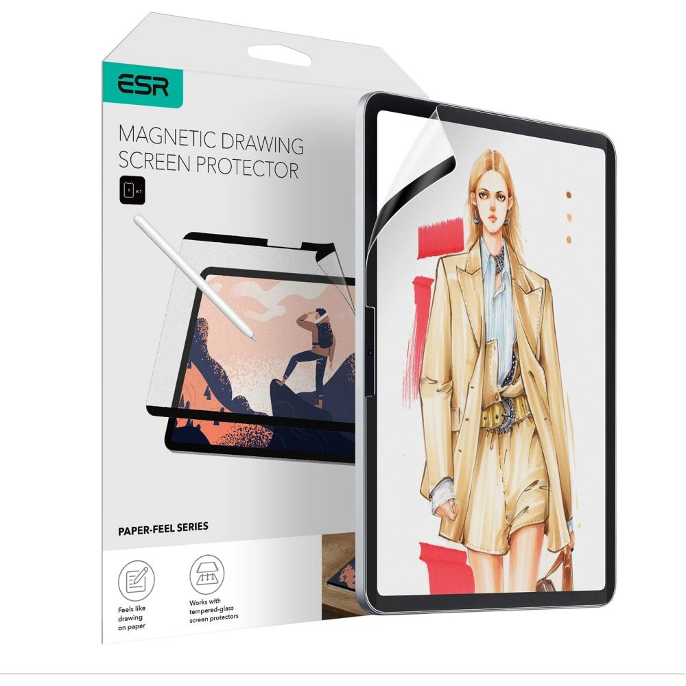 Folia ESR Paper Feel Magnetic Apple iPad Pro 11" 2024 (5. generacji) Matte Clear
