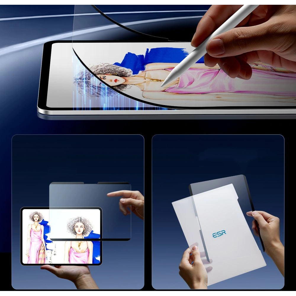 Folia ESR Paper Feel Magnetic Apple iPad Pro 11" 2024 (5. generacji) Matte Clear