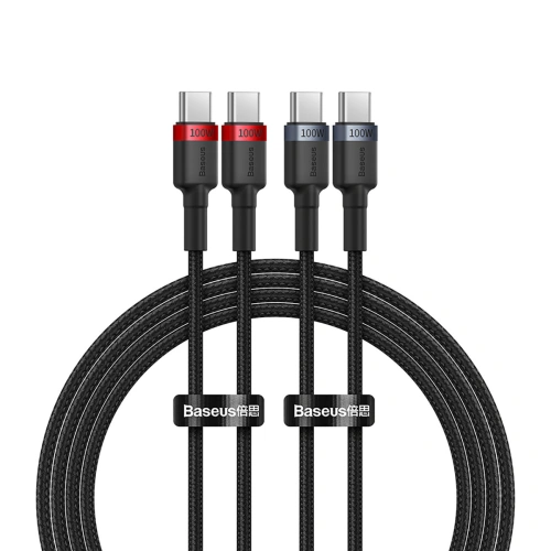 Kup Kabel Baseus Cafule USB-C / USB-C 100W 2m [2 PACK] - BSU4886 - {ean13} - Sklep Home Screen
