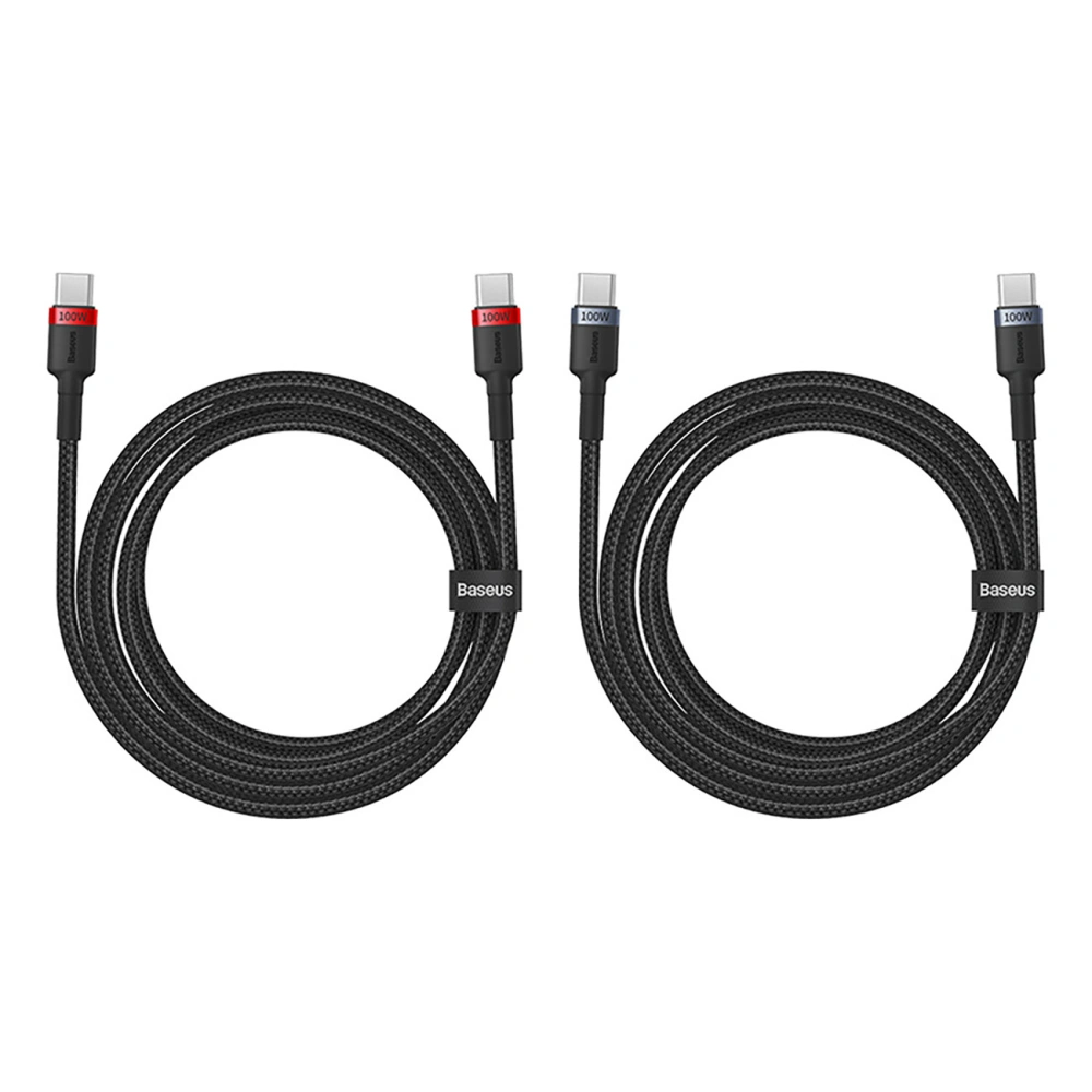 Kabel Baseus Cafule USB-C / USB-C 100W 2m [2 PACK] 