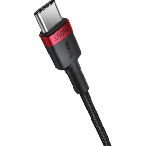 Buy Baseus Cafule cable USB-C / USB-C 100W 1m [2 PACK] - BSU4887 - {ean13} - Home Screen Store Europe