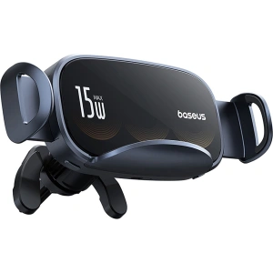 Kup Auto-Handyhalterung für Lüftungsgitter mit induktiver Ladestation Baseus LightChaser BS-CM029 15W schwarz - BSU4889 - {ean13} - Sklep Home Screen