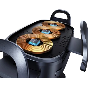 Kup Auto-Handyhalterung für Lüftungsgitter mit induktiver Ladestation Baseus LightChaser BS-CM029 15W schwarz - BSU4889 - {ean13} - Sklep Home Screen