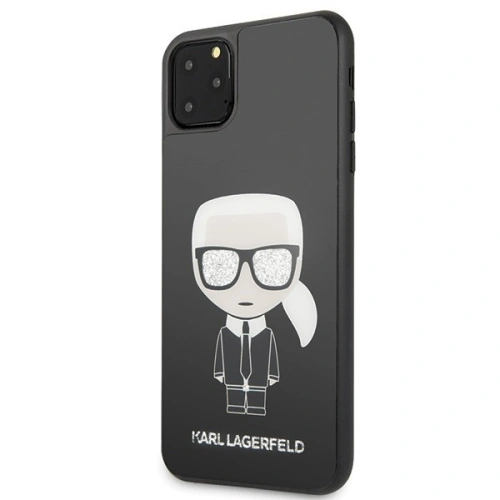 Kup Karl Lagerfeld KLHCN65DLFKBK iPhone 11 Pro Max negru/black hard case Iconic Karl Glitter - KLD165BLK - {ean13} - Sklep Home Screen