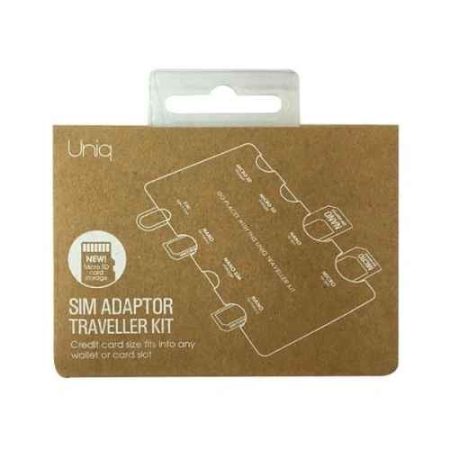 Kup UNIQ Sim Adaptér Cestovní Sada 7v1 organizér - UNIQ151SIM - {ean13} - Sklep Home Screen
