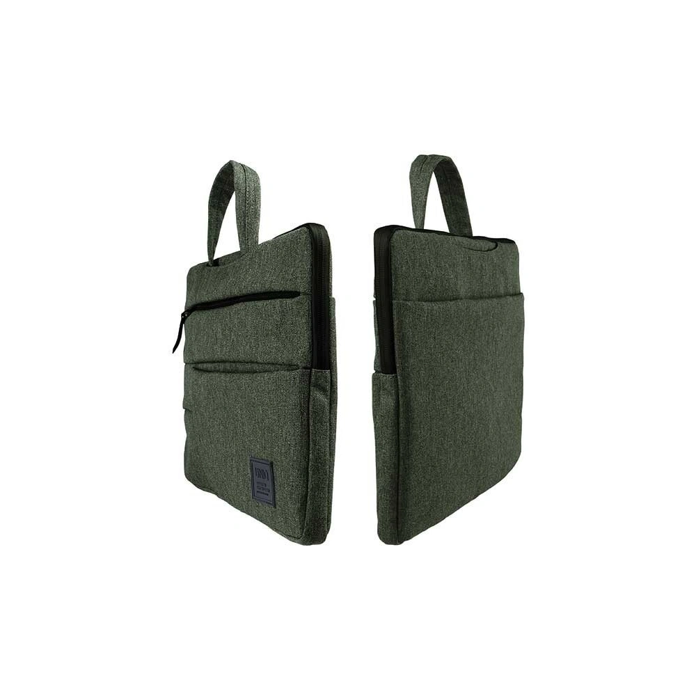 Torba UNIQ Cavalier laptop Sleeve 15 cali zielony/khaki green